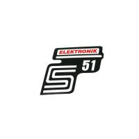 Produkt: NAKLEJKA POKRYWY S51 ELEKTRONIK czerwona