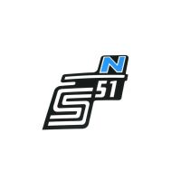 Produkt: NAKLEJKA POKRYWY S51 N niebieska