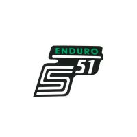 Produkt: NAKLEJKA POKRYWY S51 ENDURO zielona