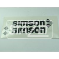Produkt: NAKLEJKA SIMSON SR50 NA RAM CZARNA 2 sztuki P+L