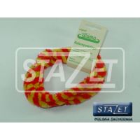 Produkt: PASEK PIASTY KOA czerwono-ty koo przd+ ty