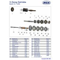 Produkt: KOO ZBATE S51 V- bieg Z=23 skrzyni 5 biegowej