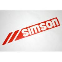 Produkt: NAKLEJKA ZBIORNIKA SIMSON S53 czerwona Lewa  DDR
