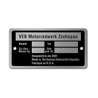 Produkt: TABLICZKA ZNAMIONOWA MZ WZKA BOCZNEGO