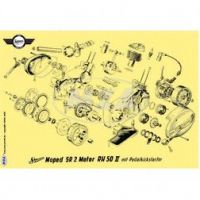 Produkt: SCHEMAT SILNIKA SIMSON SR2  50x70