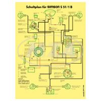 Produkt: SCHEMAT INSTALACJI S51/1B  12V  ORG na przerywacz