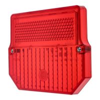 Produkt: KLOSZ LAMPY TYLNEJ /prostoktny czerwony/ wzr DDR